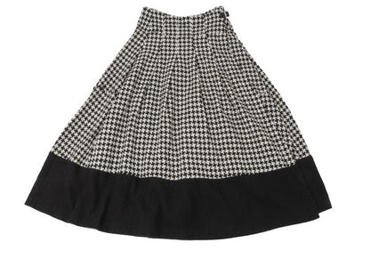 tricot COMME des GARCONS Washed Wool Skirt White Size M