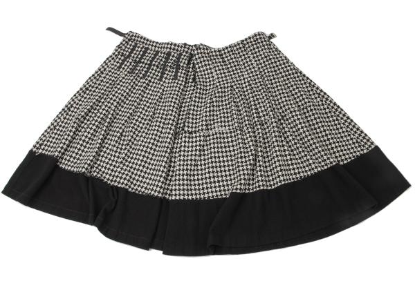 tricot COMME des GARCONS Washed Wool Skirt White Size M