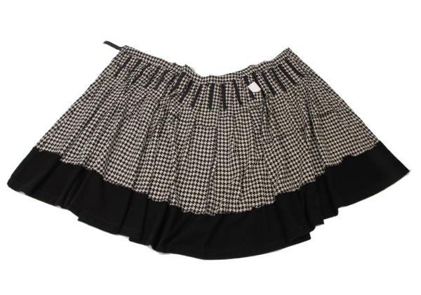 tricot COMME des GARCONS Washed Wool Skirt White Size M
