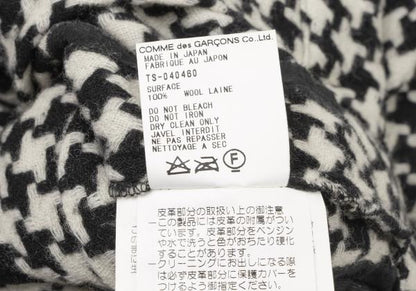 tricot COMME des GARCONS Washed Wool Skirt White Size M