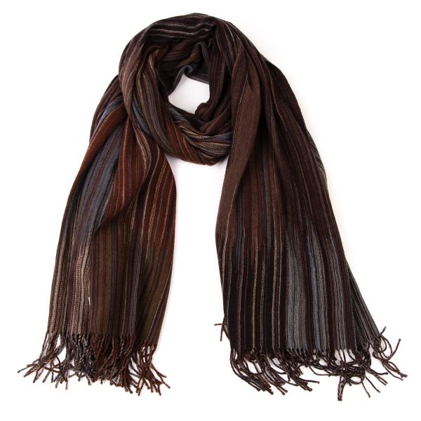 JURGEN LEHL Cashmere Scarf Brown