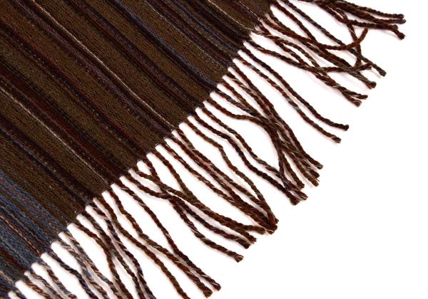 JURGEN LEHL Cashmere Scarf Brown