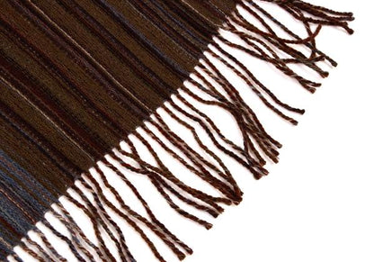 JURGEN LEHL Cashmere Scarf Brown