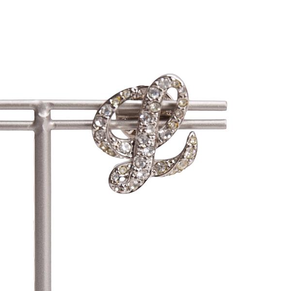 LOEWE Stone Pin Badge Silver