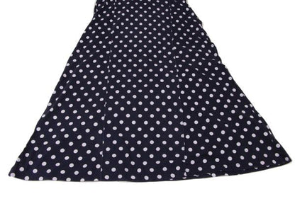 COMME des GARCONS Dot Panel T-Shirt Dress Blue Size XS