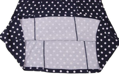 COMME des GARCONS Dot Panel T-Shirt Dress Blue Size XS
