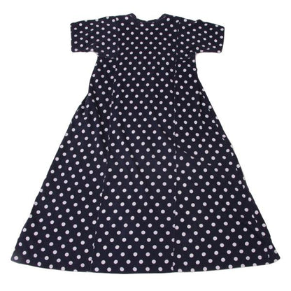 COMME des GARCONS Dot Panel T-Shirt Dress Blue Size XS