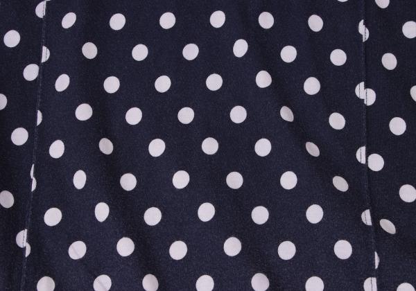 COMME des GARCONS Dot Panel T-Shirt Dress Blue Size XS