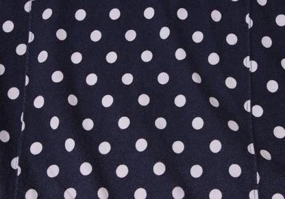 COMME des GARCONS Dot Panel T-Shirt Dress Blue Size XS