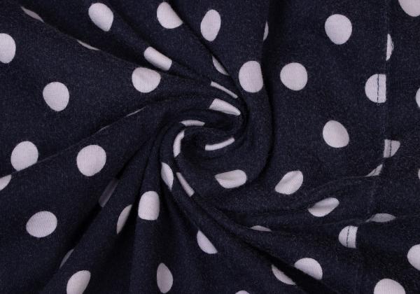 COMME des GARCONS Dot Panel T-Shirt Dress Blue Size XS