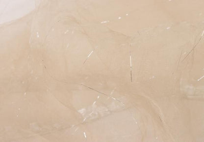 Falierosarti Metallic Trim Scarf Beige