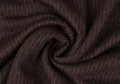 DRIES VAN NOTEN Wool Acrylic Cable Shirt Brown Size 48