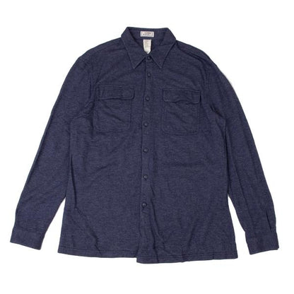 GIANNI VERSACE Medusa Flap Pocket Shirt Purple Size 50L