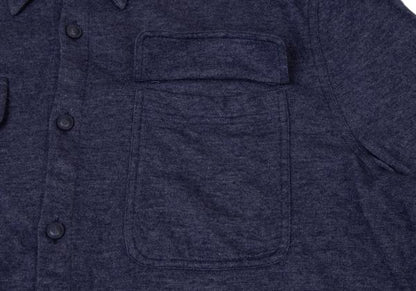 GIANNI VERSACE Medusa Flap Pocket Shirt Purple Size 50L