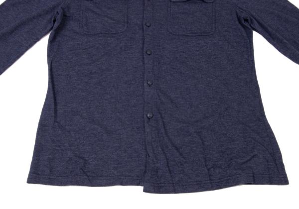 GIANNI VERSACE Medusa Flap Pocket Shirt Purple Size 50L