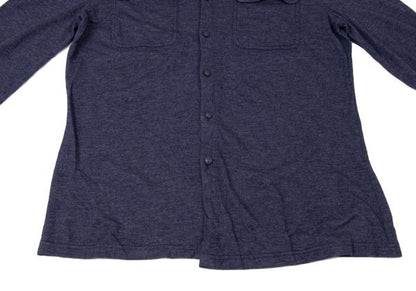 GIANNI VERSACE Medusa Flap Pocket Shirt Purple Size 50L