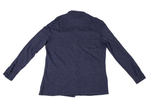GIANNI VERSACE Medusa Flap Pocket Shirt Purple Size 50L