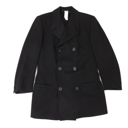 GIANNI VERSACE Wool Medusa Jacket Black Size 46S