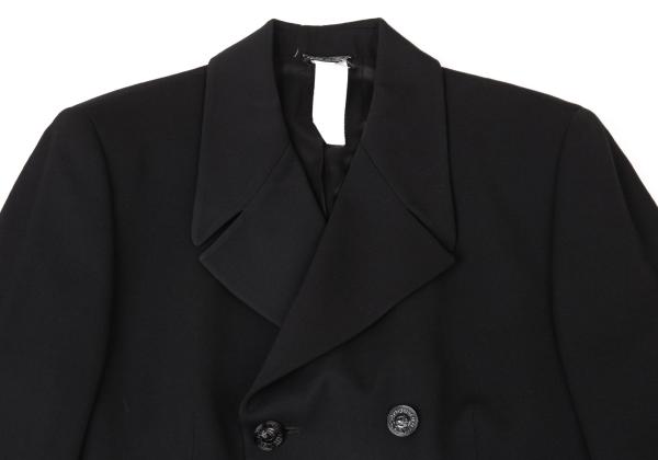 GIANNI VERSACE Wool Medusa Jacket Black Size 46S