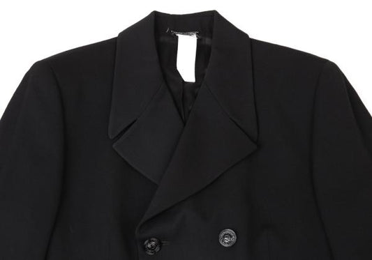GIANNI VERSACE Wool Medusa Jacket Black Size 46S