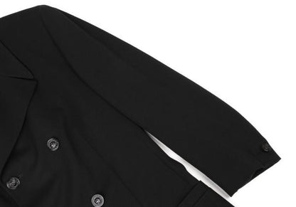 GIANNI VERSACE Wool Medusa Jacket Black Size 46S