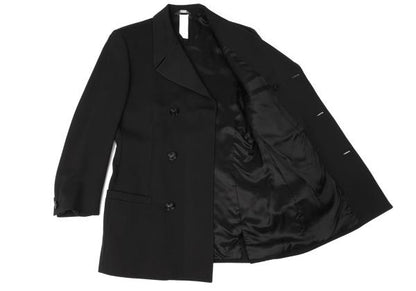 GIANNI VERSACE Wool Medusa Jacket Black Size 46S