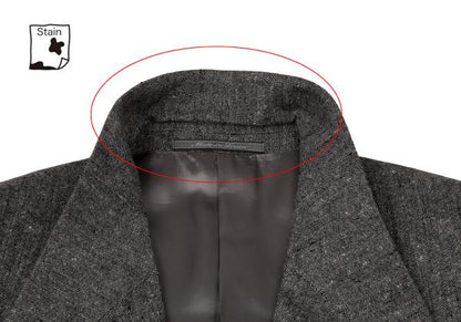 Versace CLASSIC Wool Double-Breasted Jacket Gray Size 48
