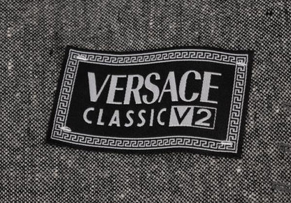 Versace CLASSIC Wool Double-Breasted Jacket Gray Size 48