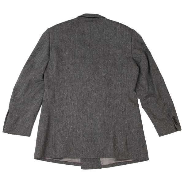 Versace CLASSIC Wool Double-Breasted Jacket Gray Size 48