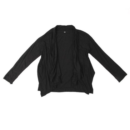 45rpm Cotton Buttonless Cardigan Charcoal