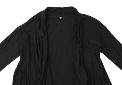 45rpm Cotton Buttonless Cardigan Charcoal