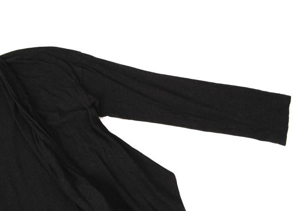 45rpm Cotton Buttonless Cardigan Charcoal
