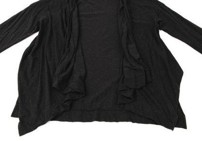 45rpm Cotton Buttonless Cardigan Charcoal