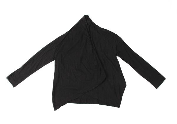 45rpm Cotton Buttonless Cardigan Charcoal