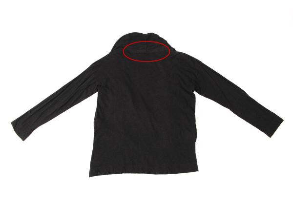 45rpm Cotton Buttonless Cardigan Charcoal