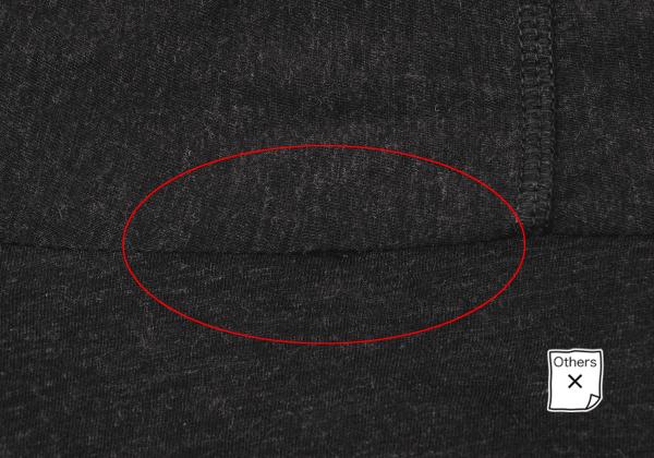 45rpm Cotton Buttonless Cardigan Charcoal
