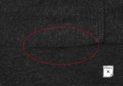 45rpm Cotton Buttonless Cardigan Charcoal