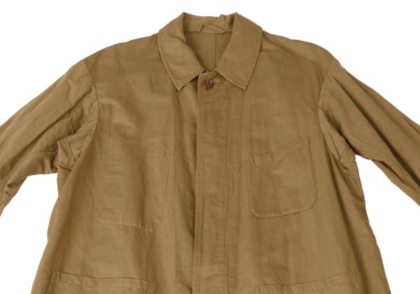 45rpm 45R Linen Cotton Patch Pocket Coat Beige Size 2