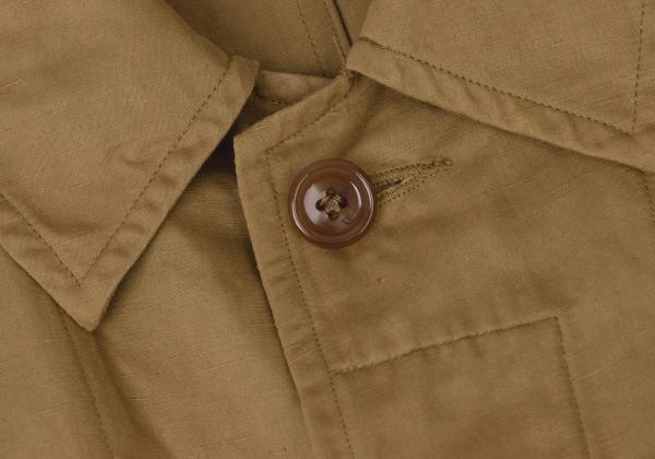 45rpm 45R Linen Cotton Patch Pocket Coat Beige Size 2