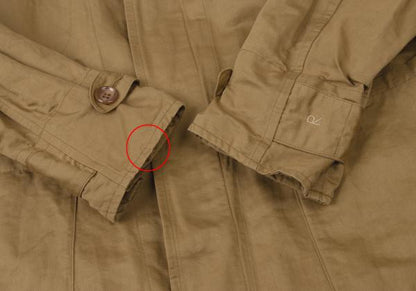 45rpm 45R Linen Cotton Patch Pocket Coat Beige Size 2