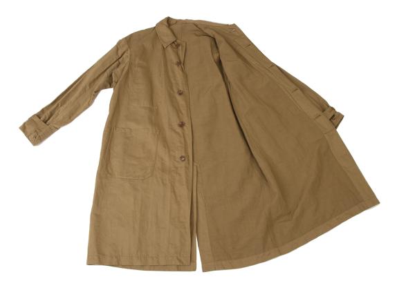 45rpm 45R Linen Cotton Patch Pocket Coat Beige Size 2