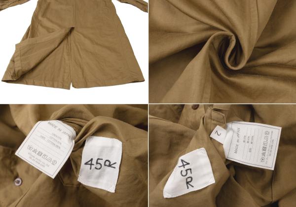 45rpm 45R Linen Cotton Patch Pocket Coat Beige Size 2