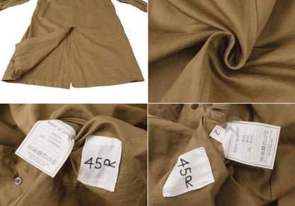 45rpm 45R Linen Cotton Patch Pocket Coat Beige Size 2