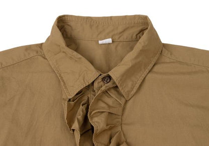 45rpm 45R Cotton Front Frill Dress Beige