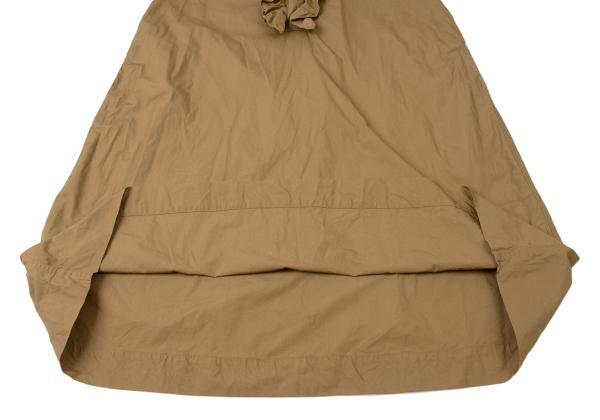 45rpm 45R Cotton Front Frill Dress Beige