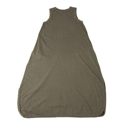 45rpm Cotton Round Hem Sleeveless Dress Green Size M