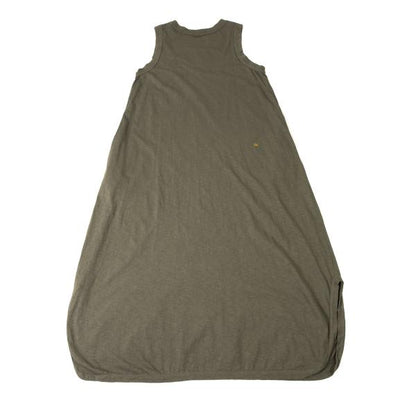 45rpm Cotton Round Hem Sleeveless Dress Green Size M