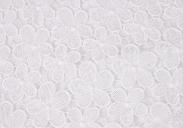 45rpm Cotton Front Flower Lace Long Sleeve Top White Size 2