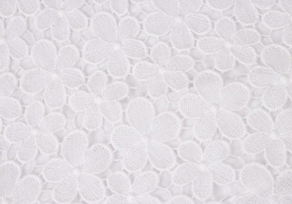 45rpm Cotton Front Flower Lace Long Sleeve Top White Size 2