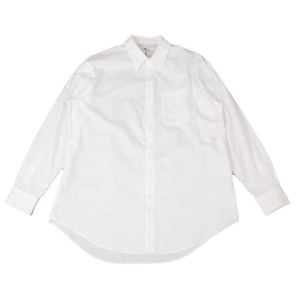 Ground Y Cotton Back Logo Print Shirt White Blue Size 3